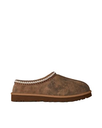 UGG Tasman Baxter Chestnut Suede Clogs