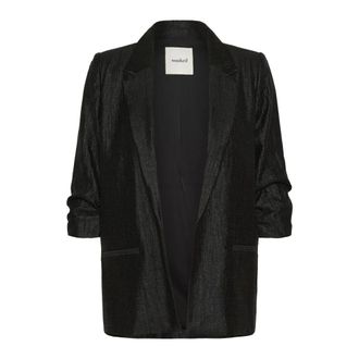 Soaked In Luxury Jassen, Dames, Zwart, L, Leer, Blazers