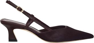 Stuart Weitzman Vinnie 50 Slingback - Dames - Pumps - Rood - 36 1/2 EU - Leer - Schoenen