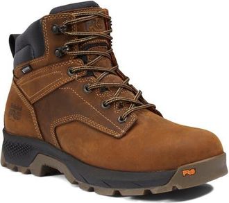 Timberland TiTAN EV 6 Waterproof Work Boot in Brown at Nordstrom, Size 10.5