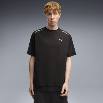 Puma T-shirt in tessuto indemagliabile dal taglio morbido PUMATECH da uomo, Abbigliamento, Nero, XXL