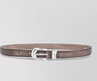 Our Legacy leather slim belt
