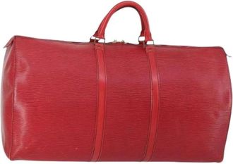 Louis Vuitton Pre-owned Weekend Bags, female, Red, Size: ONE SIZE Pre-owned Weekend Bag