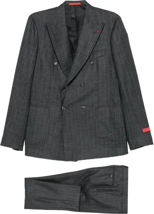 Isaia Pinstriped Double-breasted Suit