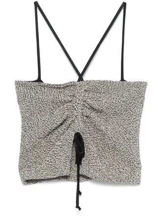 Nanushka Soraia top - Zwart