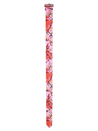 Peter Pilotto Pink Floral Print Belt