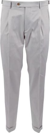 Berwich Pantalone Retrolong - Heren - Nette broeken - Grijs - 2XL - Katoen - Broeken