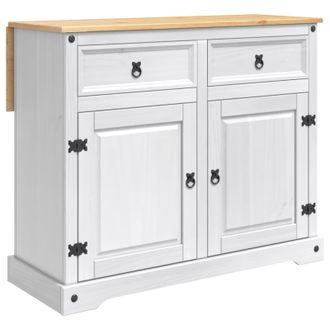 vidaXL Carro De Cocina 2 Pcs Y Cera De Miel 112 X 70 X 91,5 Cm Vidaxl