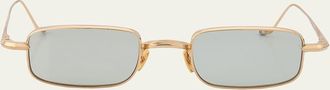 Jacques Marie Mage Mens Ringo 2 Titanium Rectangle Sunglasses