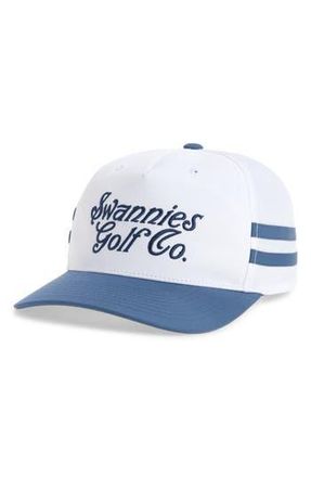 Swannies Scheeler Snapback Baseball Cap in White at Nordstrom Rack