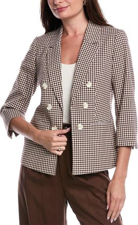 Jones New York Double-Breasted Blazer