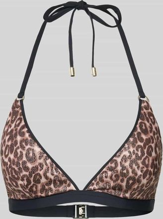 Joop Bikini-Oberteil in Triangel-Form Modell Leopard Beach in Black, Gr&ouml;&szlig;e 36B