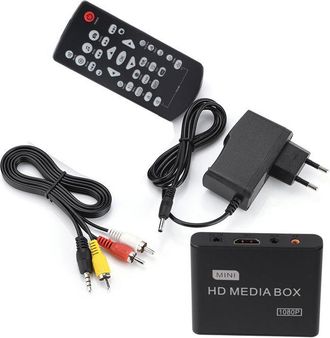 OEM Lecteur Multim&eacute;dia - Full Hd 1080p - Entr&eacute;e Hdmi - Alimentation 110-240 V - Compatible Usb Mmc Avi Mkv Mp4 Mp3 Jpeg - Prise Ue - 1 Pi&egrave;ce