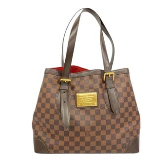 Louis Vuitton Pre-owned Tote Bags, female, Brown, Size: ONE SIZE Pre-owned Hampstead MM Tote Bag