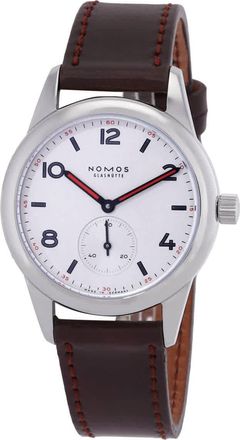 NOMOS Glash&uuml;tte Club Automatic Silver Dial Mens Watch 701.1