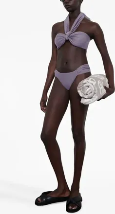 Anine Bing Naya Bikini Bottom In Violet
