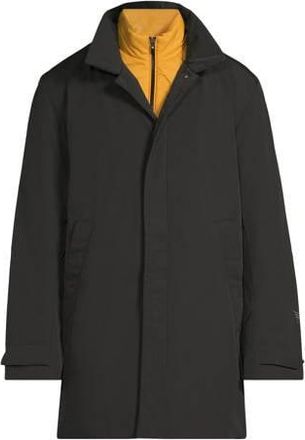 KRAKATAU trenchcoat donkergroen