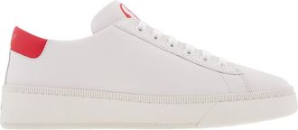 Bally Ryver Leather Low-Top Sneakers, Brand Size 38 ( US Size 7.5 )