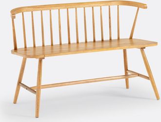 La Redoute Interieurs Massief hevea spijlenbank, Jyko