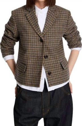 Lareida Nikita Blazer Jacket In Plaid