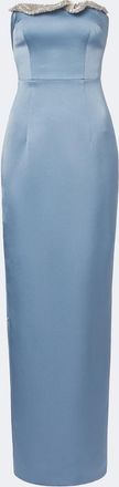 Rachel Gilbert Lorna embellished bustier gown