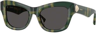 Burberry BE4442U 412587 Womens Sunglasses Green Size 51