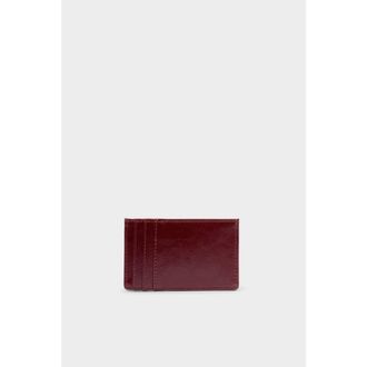 Katie Loxton Laila Patent Crackle Card Holder in Red at Nordstrom