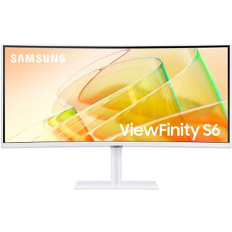 Samsung ViewFinity S6 S65TC Monitor PC 34 pollici 3440 x 1440 Pixel UltraWide Quad HD LED Bianco
