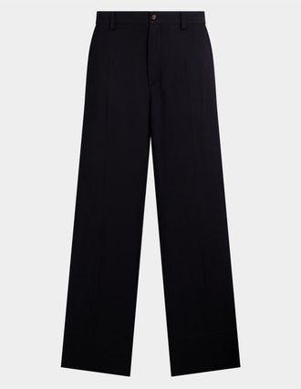 Bally Christmas Capsule Pants in Twill in Blue at Nordstrom, Size 50 Eu