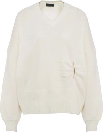 Liu Jo Maglia Chiusa M/L C/Accessorio - Dames - Truien - Wit - Maat: XS