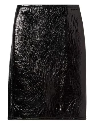 Gucci Leather Midi Skirt