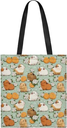 Generic Capybara Guinea Pigs Tote Bag for Women Men Shoulder Bags Purses Pouch Handbags