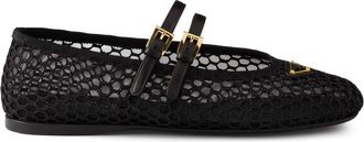 Prada Mesh Ballerina Shoes