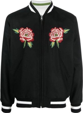 Kenzo Reversible Floral Bomber Jacket - Heren - Bomber jackets - Zwart - M - Katoen - Jassen