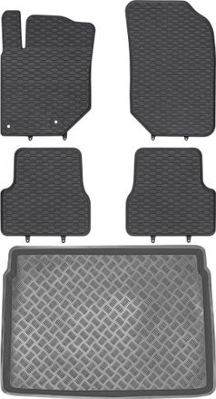 OEM Peugeot 2008 Ii Crossover (desde 2019) - Juego De Alfombrillas De Goma Para Coche + Alfombrilla Para Maletero
