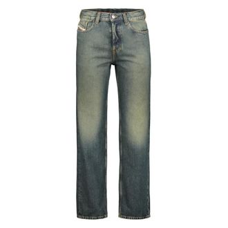 Diesel Straight Jeans, male, Green, Size: W31 1995 Straight Jeans