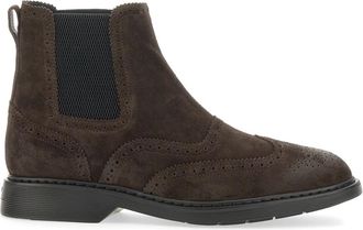 Hogan H576 Chelsea - Heren - Chelseaboots - Bruin - 40 EU - Leer - Schoenen