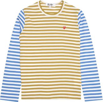 Comme Des Garçons Maglia a righe - Verde