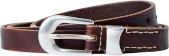 Our Legacy Riem 2 cm - Heren - Riemen - Bruin - 90 CM - Leer - Accessoires