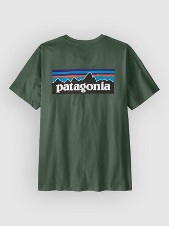 Patagonia P-6 Logo Camiseta verde