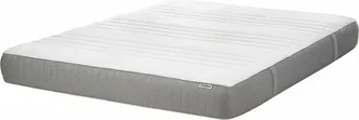 Beliani Beliani - Colch&oacute;n De Espuma Viscoel&aacute;stica Duro Con Funda Extra&iacute;ble De Poli&eacute;ster Blanco Y Gris 180 X 200 Cm Fancy