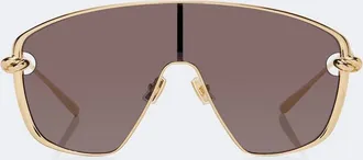 Bottega Veneta Knot shield sunglasses