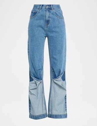 Wynn Hamlyn Mid-Rise Twist Jeans