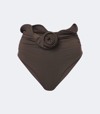 Magda Butrym Floral-appliqu&eacute; bikini bottoms