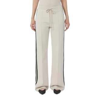 Max Mara Dames, Broeken, Beige, Maat: XL Katoen