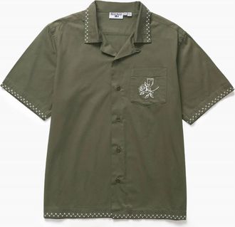 Service Works Mens Border Shirt In Olive