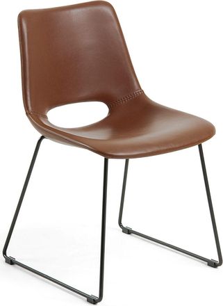 K Home Design Esszimmerstuhl Sahara - Kunstleder Hellbraun