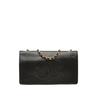 Chanel Pre-owned Crossbody Bag - Dames - Pre-owned - Zwart - Maat: ONE Size Leer