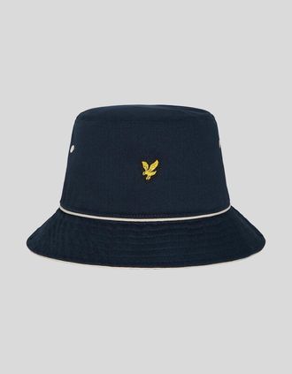 Lyle & Scott Lyle And Scott Mens Piped Bucket Hat - Black - Size: 1SZ