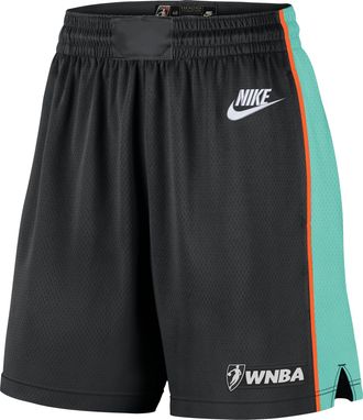 Nike New York Liberty Court Origins Nike Womens Dri-FIT Victory Knee-Length Shorts in Black | IO7967-010